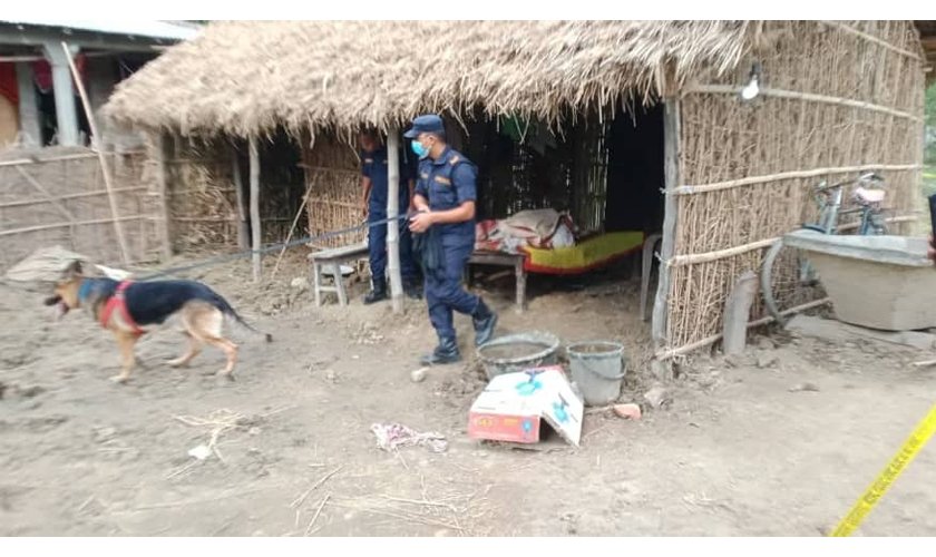 सुतिरहेको अवस्थामा धारिलो हतियार प्रहार गरी बाबु–छोराको हत्या