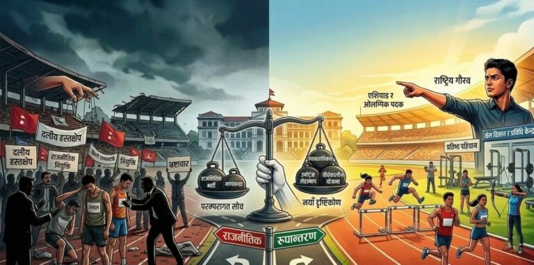 नयाँ सरकारसँग खेलकुद रूपान्तरणको अवसर, राजनीतिक हस्तक्षेप अन्त्य गर्ने चुनौती