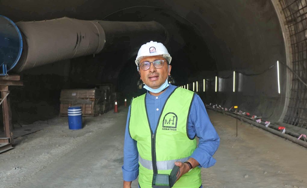 सुरुङ अवलोकन गर्दै स्वर्णिमले भने : अब सुरुङ युगमा जानुपर्छ