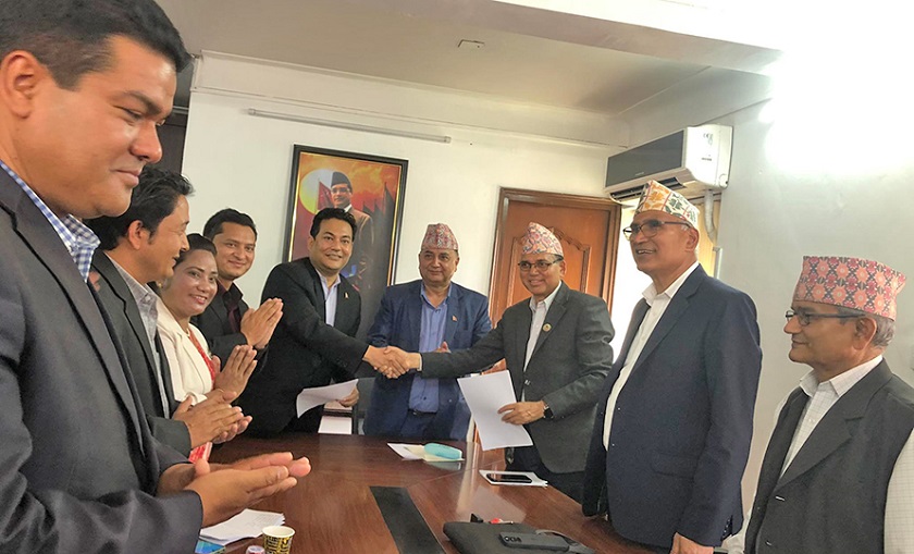 एमाले र परिवार दलबीच चुनावमा गठबन्धन हुने (सहमतिपत्र सहित)